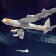 The X-15 slung underneath Balls 8, with a Northrop T-38 Talon chase plane alongside (NASA)